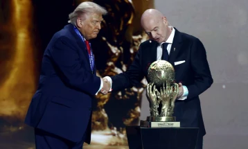 US President Trump receives first FIFA Peace Prize at World Cup draw