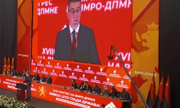 Мицкоски:  Не добив само реизбор, денес победи идејата за патот што го трасираме за Македонија