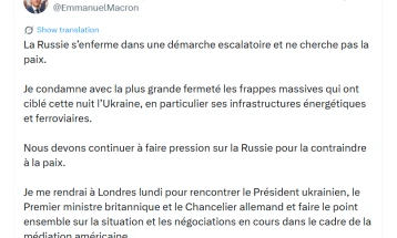 Макрон: Русија само ескалира и не сака мир