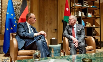 Мерц во Јордан инсистира на напредок во мировниот процес на Блискиот Исток