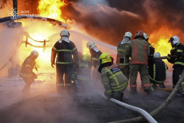 Најмалку едно лице загина во нови руски напади со дронови врз Украина