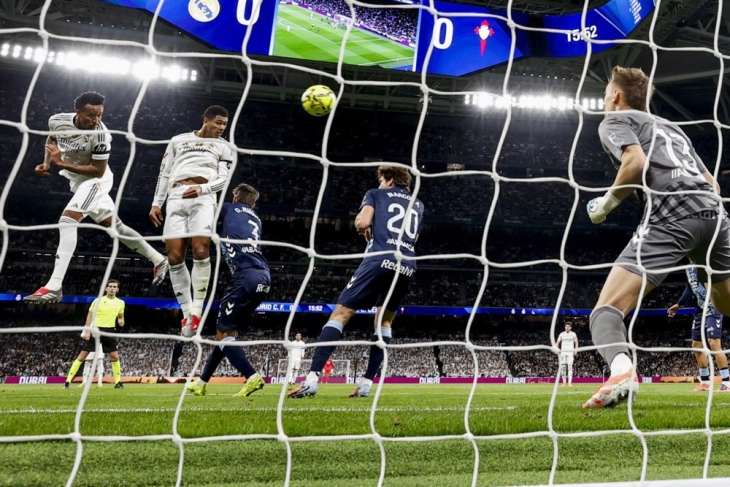 Real Madrid reduced to nine men in home defeat to Vigo, Napoli win