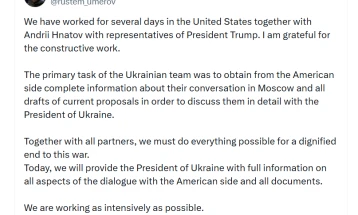 Umerov njoftoi se Zelenski sot do t'i marrë të gjitha dokumentet për planin e paqes