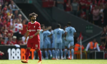 Салах исклучен од составот на Ливерпул за натпреварот против Интер