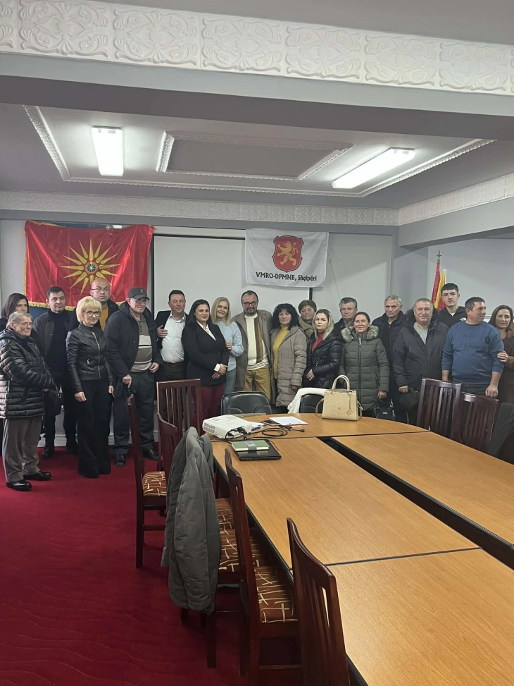 Се проширува активноста на Здружението „ВМРО ДПМНЕ Албанија