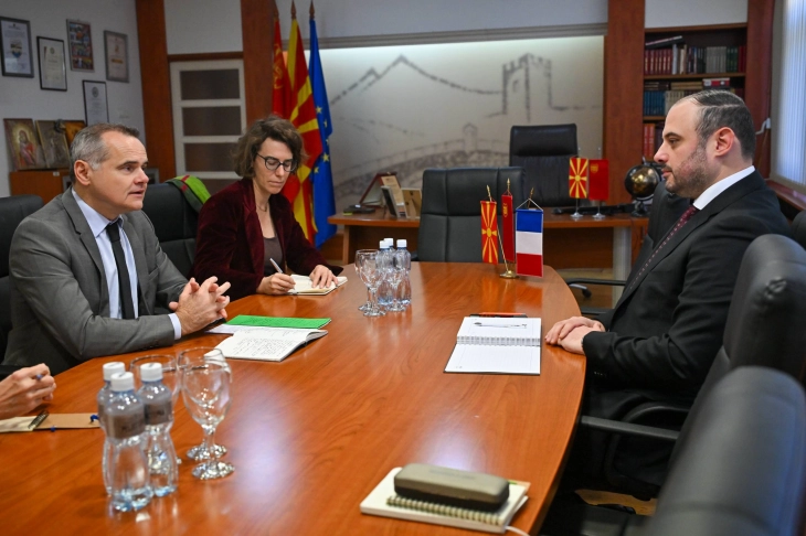 Skopje Mayor Gjorgjievski presents vision for city's long-term development to French Ambassador Le Rigoleur