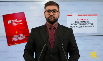 Манасиевски: Вториот стожер на Стратегијата Македонија 2030 е економска конкурентност и нов модел на раст