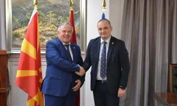 Kryerevizori shtetëror Acevski është takuar me kolegun shqiptar