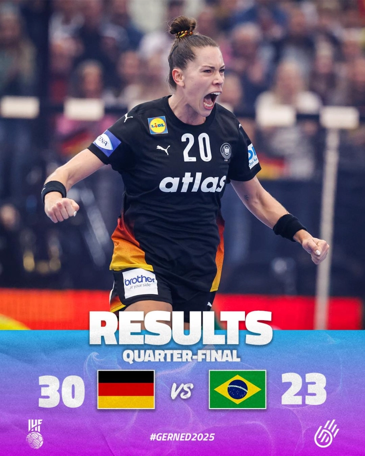 Германија прв полуфиналист на женското СП во ракомет