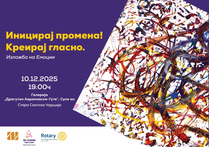 Изложба „Иницирај промена. Креирај гласно!“ во галеријата „Драгутин Аврамовски – Гуте“ во Сули Ан