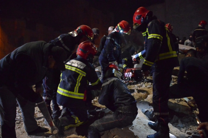 Dy ndërtesa u shembën në Marok, 19 persona e kanë humbur jetën