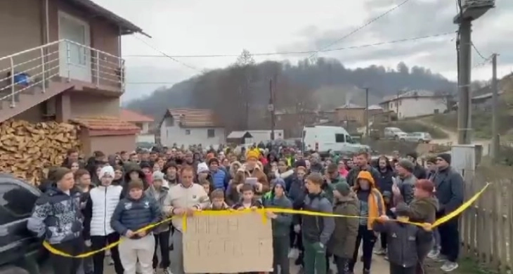 Протест на жителите на беровско Двориште