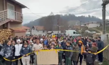 Протест на жителите на беровско Двориште
