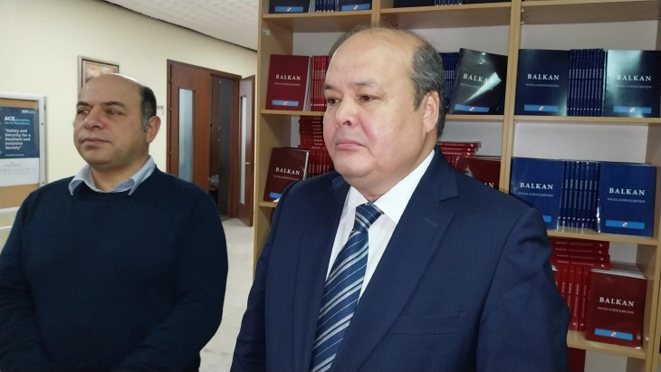 Амбасадорот на Казахстан во посета на штипскиот Универзитет „Гоце Делчев“