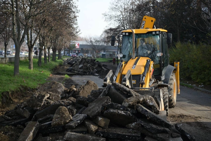 Целосна реконструкција на улицата „Боро Менков“ во Скопје Север