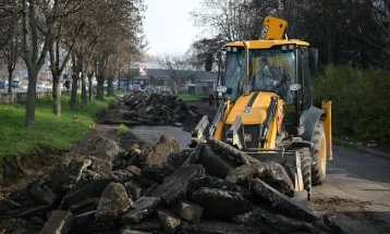 Целосна реконструкција на улицата „Боро Менков“ во Скопје Север