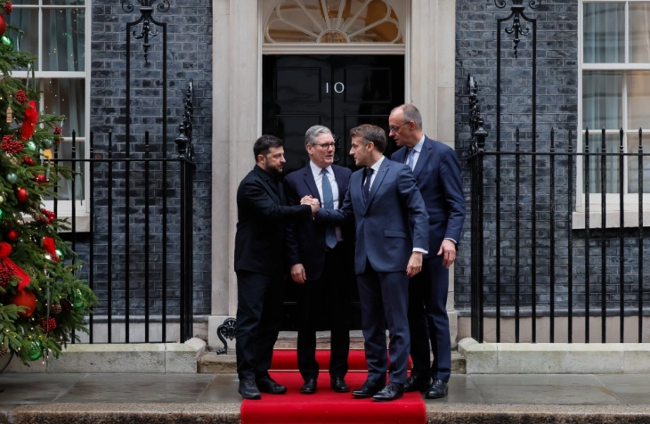 Макрон, Мерц и Стармер разговараа со Трамп за напредокот на мировниот план за Украина