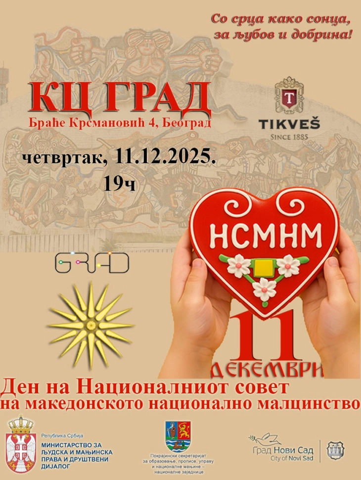 Македонците во Белград ги дочекуваат хуманитарците од Кочани - свеченост посветена на хуманоста