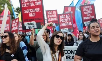 Генералниот штрајк ја парализира Португалија