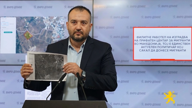 Лефков: Филипче работел на изградба на прифатен центар за мигранти, тој е единствен актуелен политичар кој сакал да донесе мигранти