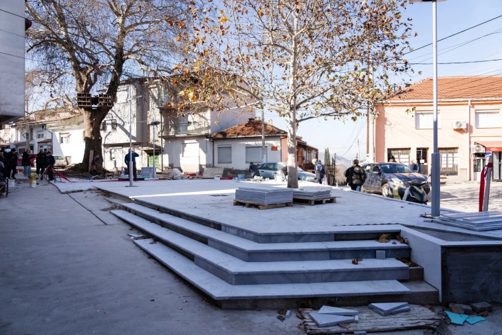 Плоштадот Којник во Велес го добива новиот лик