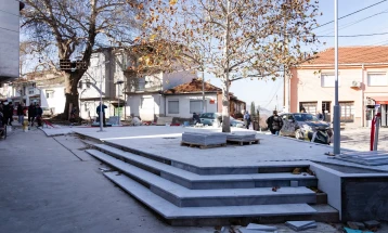 Плоштадот Којник во Велес го добива новиот лик