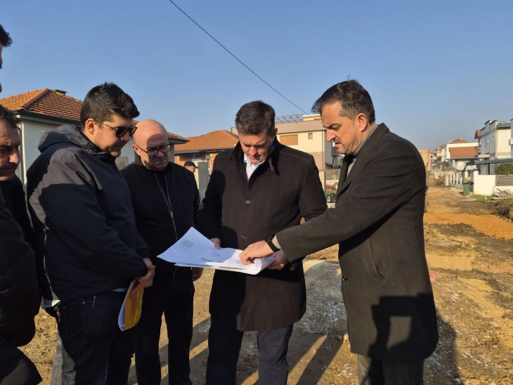 Отпочна изградбата на улица „103“ во Јака, општина Илинден