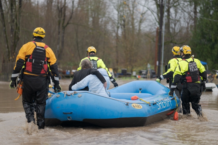 Severe floods force mass evacuations in US state of Washington