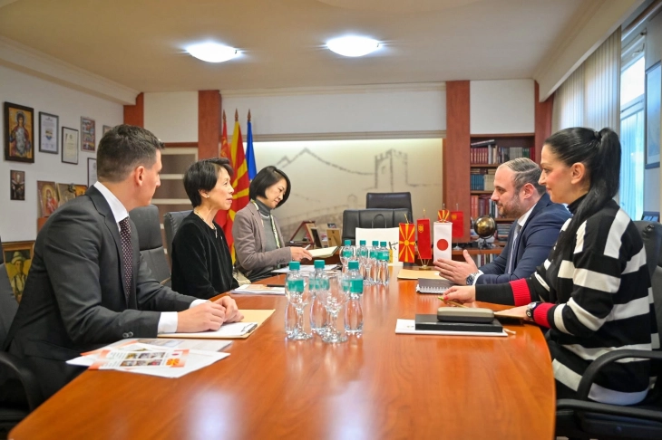 Градоначалникот Ѓорѓиевски се сретна со јапонската амбасадорка Кавахара