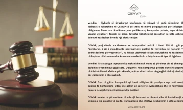 Qëndrimi i OEMVP rreth Vendimit të Gjykatës së Strasburgut