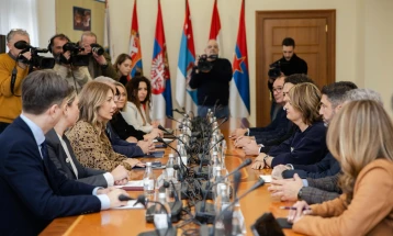 Божиновска - Ѓедовиќ Хандановиќ: Гасниот интерконектор меѓу Македонија и Србија треба да биде готов до крајот на 2027 година