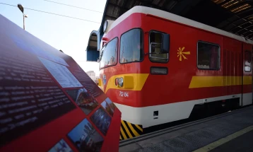 Коруновски објави видео од тест возењето на обновениот и модернизиран воз 