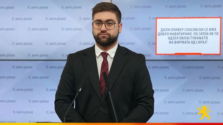 Манасиевски: Дали Оливер Спасовски се има добро нафатирано, па затоа не го одзел овластувањето на фирмата од Сарај?
