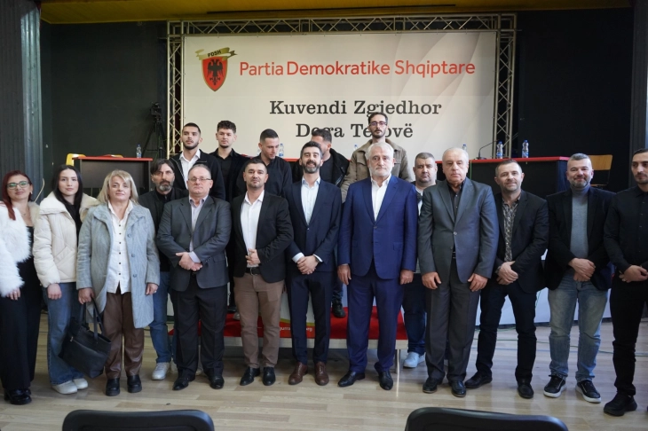 Kryetar i Degës së PDSH-Tetovë u zgjodh Visar Palloshi