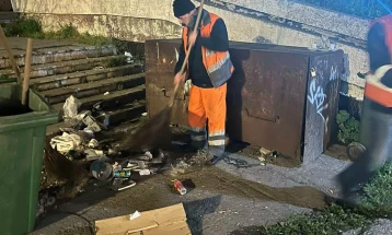 ЈП Комунална хигиена - Скопје продолжува со континуирани активности за одржување на хигиената во градот