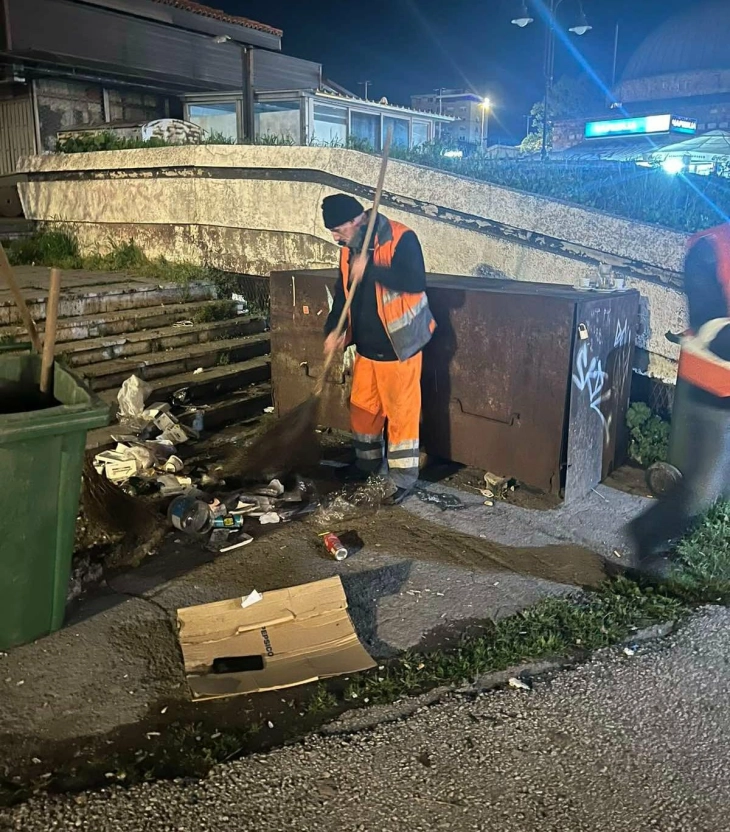 NP Higjiena Komunale - Shkup vazhdon me aktivitete të vazhdueshme për mirëmbajtjen e higjienës në qytet