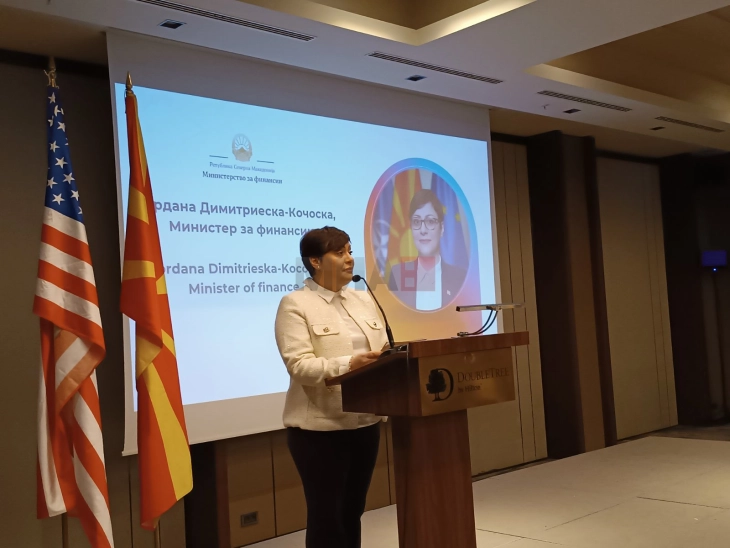 Dimitrieska-Koçoska: Partneriteti me SHBA-në në fushën e financave publike nuk është bashkëpunim administrativ, por investim afatgjatë