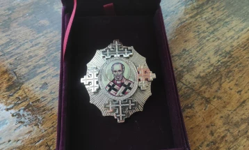 Орденот „Свети Никола“ постхумно за академик Јордан Поп Јорданов