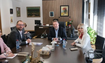 Работна средба на градоначалникот Лукровски со министерот за култура и туризам Љутков