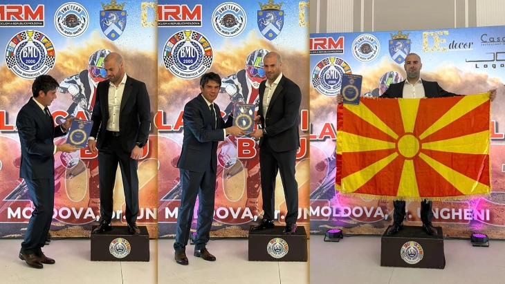 Мотоциклистот Мијалков награден во Молдавија