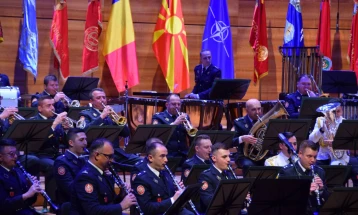 Традиционален предновогодишен концерт на Воениот оркестар