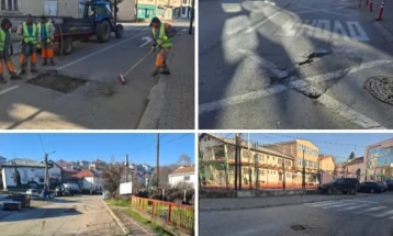 Се санира оштетената патна инфраструктура во Берово