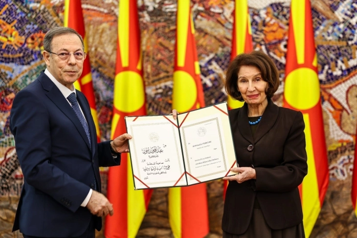 President Siljanovska-Davkova receives credentials of new Algerian Ambassador