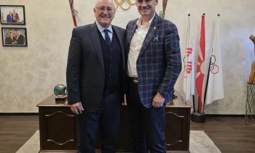 Димевски оствари средба со Јаковос Филипусис, генерален секретар на Меѓународниот комитет на Медитеранските игри