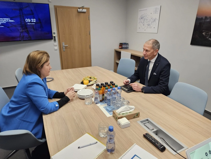 Bozhinovska në Pragë: Sistemi elektroenergjetik i Maqedonisë së Veriut harmonizohet me standardet operative evropiane