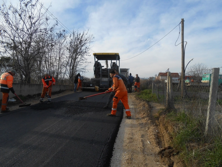 Асфалтирана улицата „Мите Стојчев“ во селото Тркање
