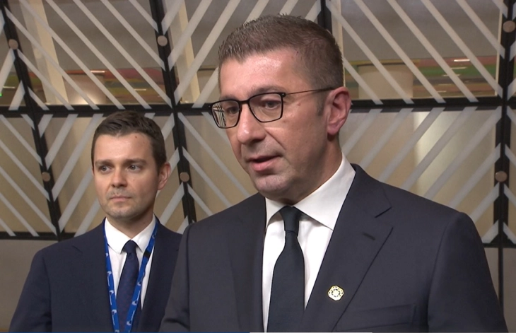 Mickoski in Brussels: Country has long deserved to join EU, but not part of it due to artificial reasons