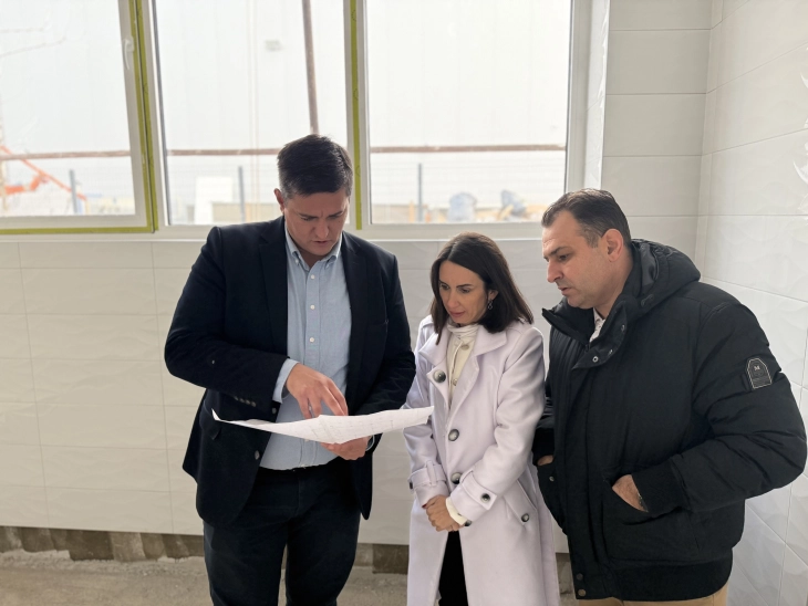 Во завршна фаза изградбата на централна кујна при ЈОУДГ „Гоце Делчев“ во Општина Илинден