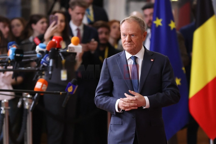 Туск: Меѓу лидерите на ЕУ постои согласност за користење на замрзнати руски средства за финансирање на Украина