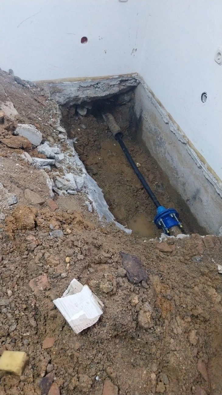 Отстранет е стар дефект под зградите кај некогашна „Опатија“ по пријава на станари